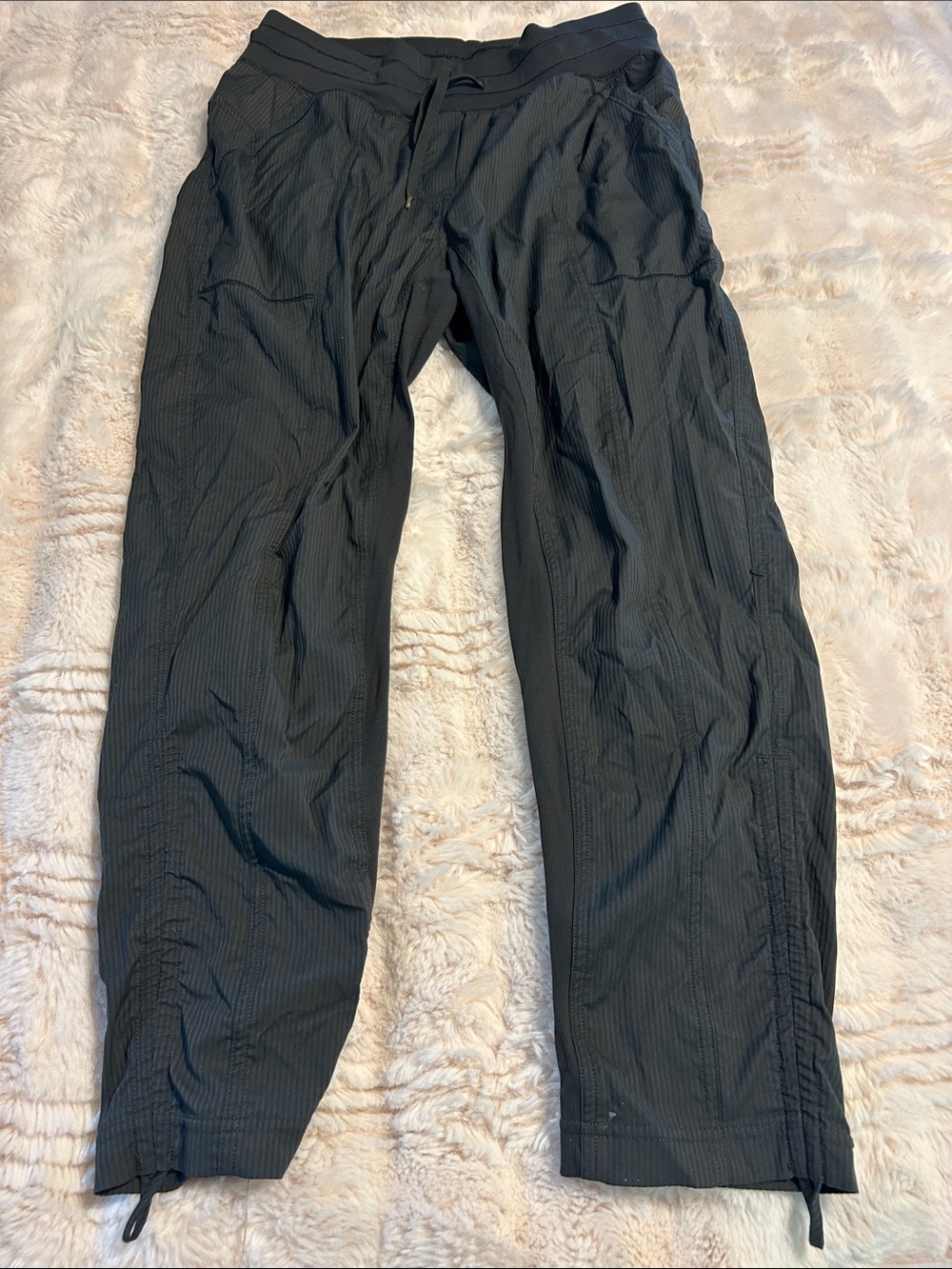 CRZ Yoga Black Drawstring Active Pants
